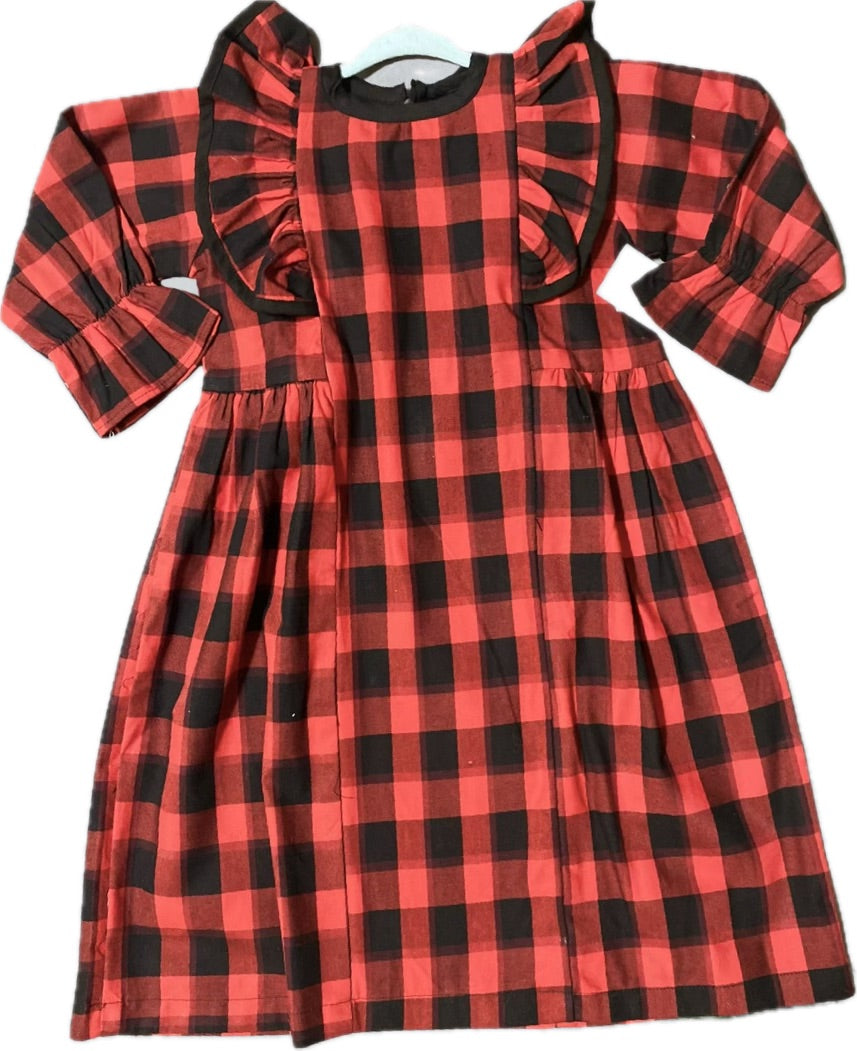 Lara plaid Flannel Dress
