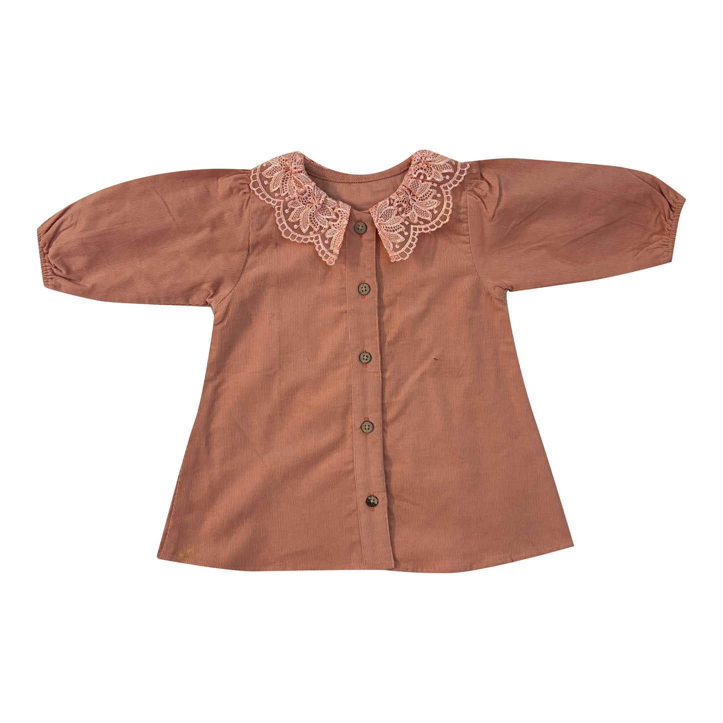 Coral corduroy Dress