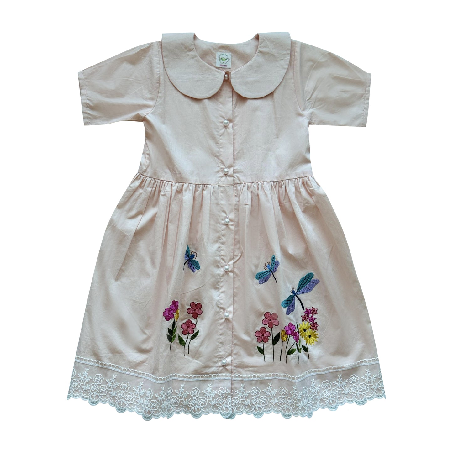 Dragonfly Embroidery Dress
