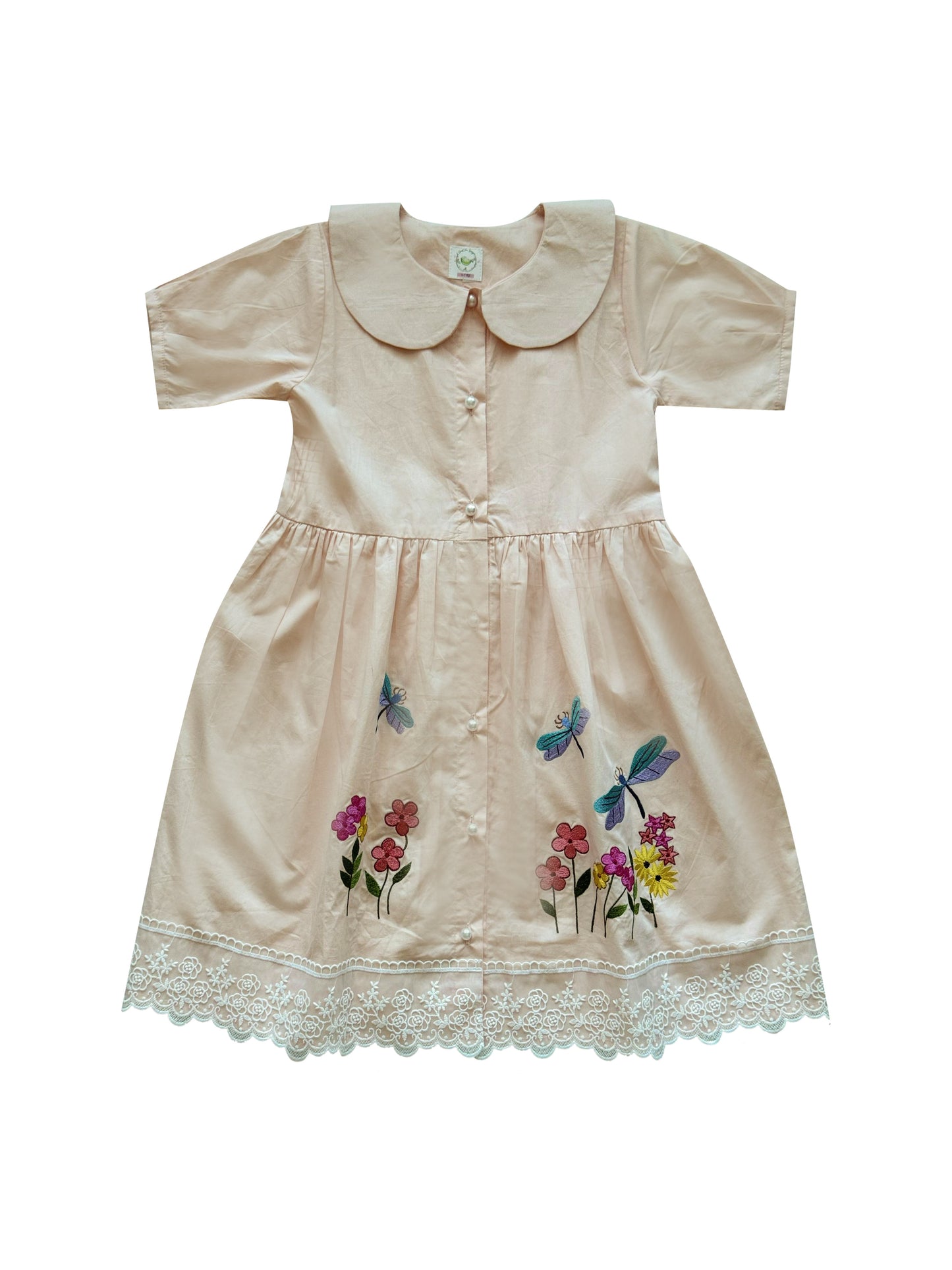 Dragonfly Embroidery Dress