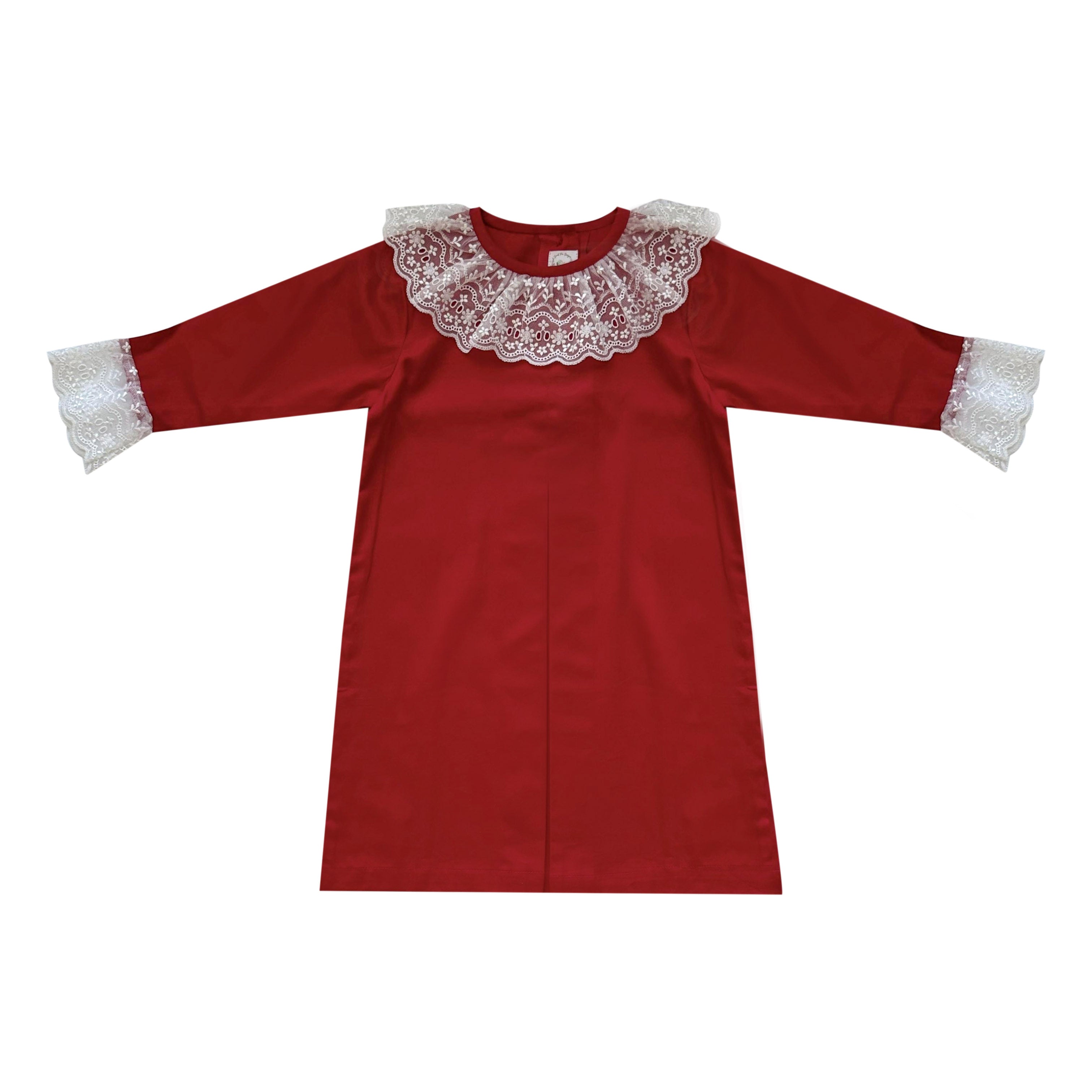 Emilia Red Christmas Dress– Sweet Pea Designs Co