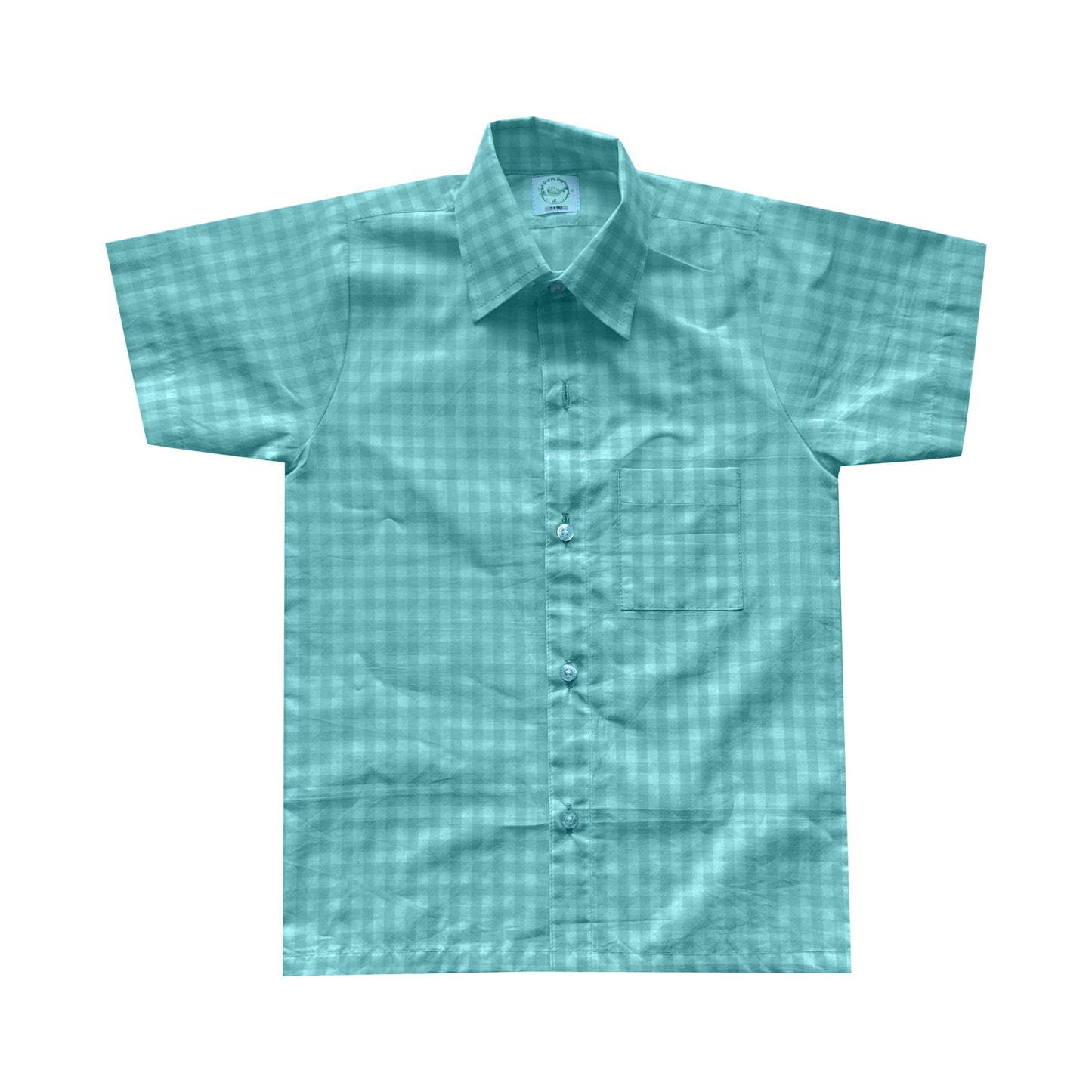 Olive Gingham Shirt