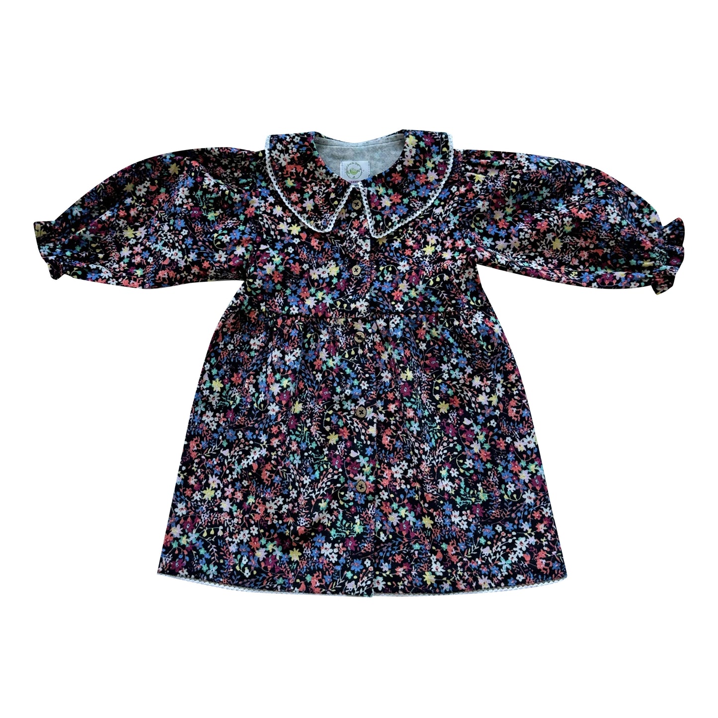 Francine Printed Corduroy Dress