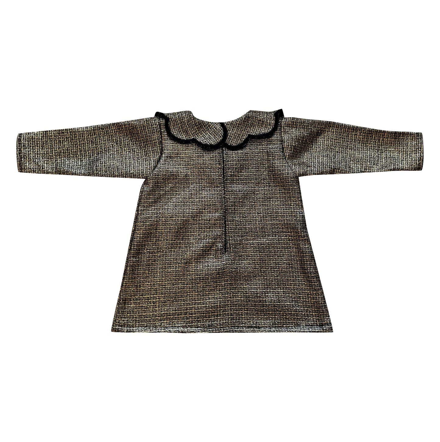 Gold Tweed Dress