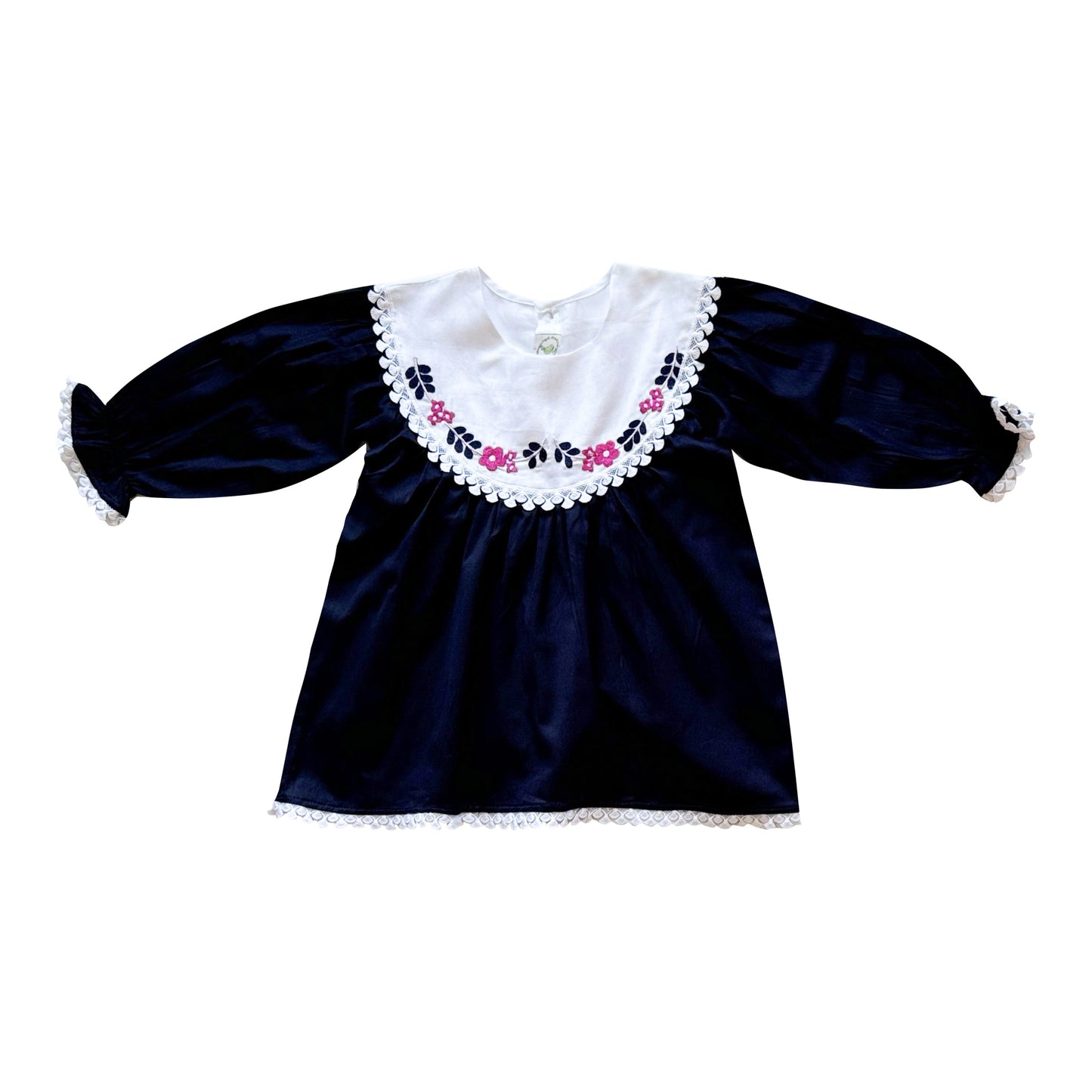 Navy Sailor Embroidery Dress