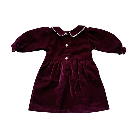Ruby Velour Dress