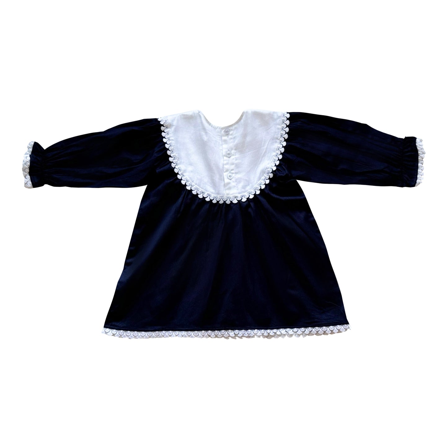 Navy Sailor Embroidery Dress